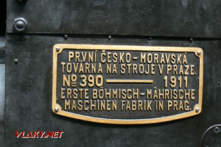 27.05.2017 - Praha, NTM: výrobní štítek 375.007 © Luděk Šimek