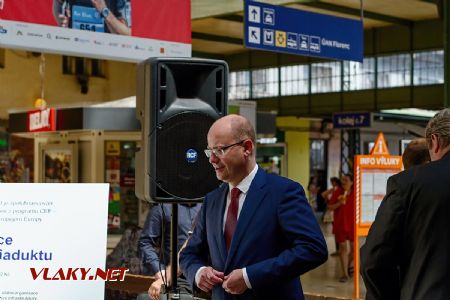 08.06.2017 - Praha Masarykovo n.: premiér Bohuslav Sobotka © Jiří Řechka