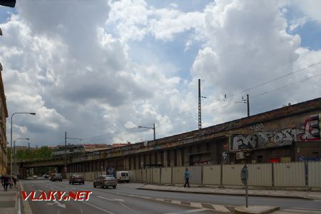 15.05.2017 - Praha-Karlín: spojovací viadukt © Jiří Řechka