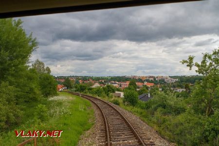 17.6.2017 - Týn nad Vltavou: příjezd do stanice © Jiří Řechka