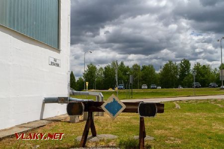 17.6.2017 - předávací kolejiště JE Temelín: zarážedlo © Jiří Řechka