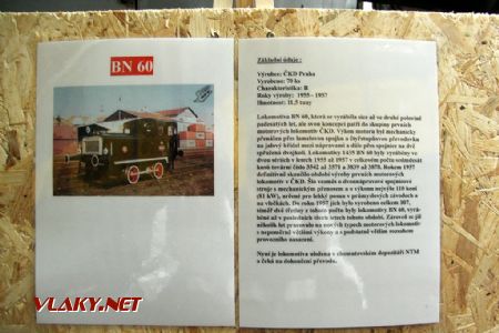 30.06.2007 - depozitář NTM Chomutov: lokomotiva BN 60-3848, výstavní popis © PhDr. Zbyněk Zlinský