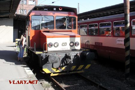 23.09.2006 - Pardubice hl.n.: Den železnice - 799.031-0 vozící zájemce © PhDr. Zbyněk Zlinský