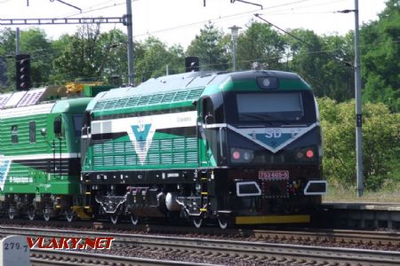 17.08.2017 – Zámrsk: lokomotiva 753.605-5 (ex 750.288-3) © Mgr. Pavel Skokan