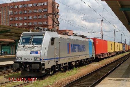 18.07.2017 - Pardubice hl.n.: 186.437 Metrans © Jiří Řechka