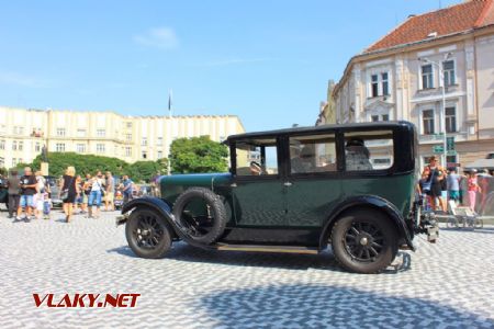 26.08.2017 - Hradec Králové, Masarykovo nám.: Franklin Airman z roku 1928 © PhDr. Zbyněk Zlinský