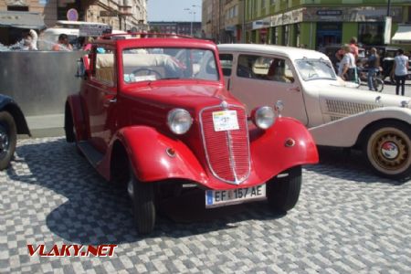 26.8.2017 - Hradec Králové: Tatra 57A - povšimněte si registrační značky © Pavel Šmídek