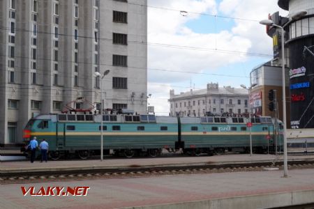 Minsk, lokomotiva RŽD č. ČS8-044, srpen 2017 © Jiří Mazal