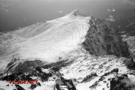 02.1984 - pohľad z Lomnického štítu východným smerom © Juraj Földes