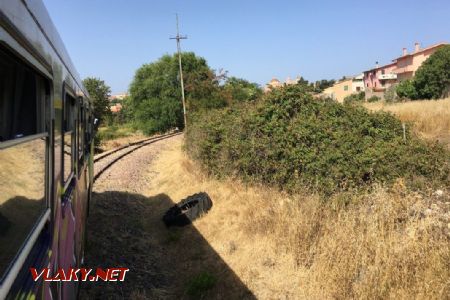 Fotografie z jízdy po trati kolem městečka Tresnuraghes; 22.7.2017 © Jaroslav Škrdla