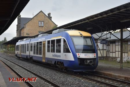 Quedlinburg, osobní vlak HEX do Thale, motorový vůz VT 807; 2.10.2017 © Pavel Stejskal