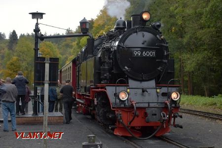 Alexisbad, HSB 99.6001 při zbrojení vodou; 2.10.2017 © Pavel Stejskal