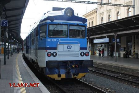 30.10.2017 - Brno hl.n.: 560.022-6 na regionálním osobním vlaku © Karel Furiš