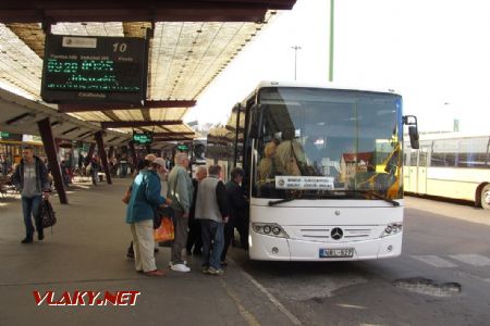 Miskolc: autobus MB Intouro dopravce ÉNYKK zahajoval svou kariéru v Jihlavě, 28.09.2017 © Dominik Havel