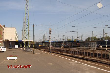 Debrecen: celkový pohled na kolejiště nádraží před rekonstrukcí, 28.09.2017 © Dominik Havel
