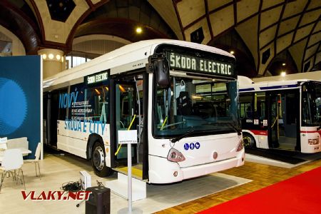 21.11.2017 - Praha, Výstaviště: městský bateriový autobus Škoda E’City © Jiří Řechka