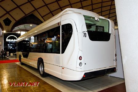 21.11.2017 - Praha, Výstaviště: městský bateriový autobus Škoda E’City © Jiří Řechka