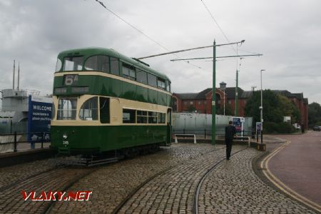 22.08.2017 - Anglie, Birkenhead - Tramway Museum, 245 - konečná muzejní dráhy © Michal Fichna