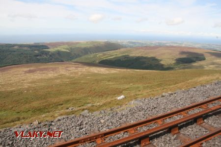 23.08.2017 - ostrov Man, Laxey - Snaefell - prostřední kolejnice jako bezpečnostní element © Michal Fichna