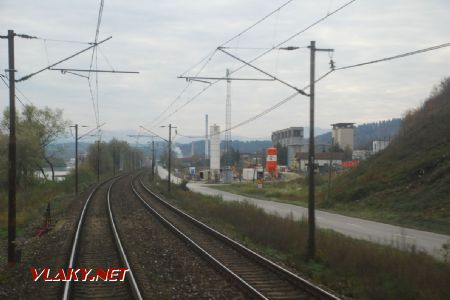 Vyústenie z tunela bude vo svahu vpravo, 1.11.2017 © Kamil Korecz