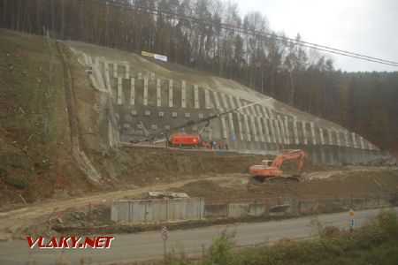 Púchovský portál tunela Milochov, 1.11.2017 © Kamil Korecz