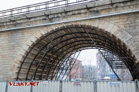 2.1.2018 - Praha-Karlín: rekonstrukce Negrelliho viaduktu © Jiří Řechka