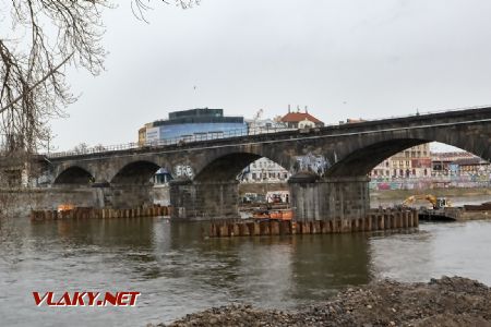 2.1.2018 - Praha-Štvanice: rekonstrukce Negrelliho viaduktu © Jiří Řechka
