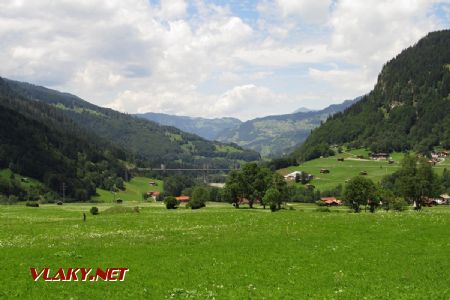 12.07.2017 – Klosters: údolí Landquartu ke stejnojmennému městu © Dominik Havel