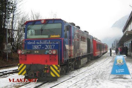 15.12.2017 - Zillertalbahn D15 v žst. Mayrhofen im Zillertal © Oliver Dučák