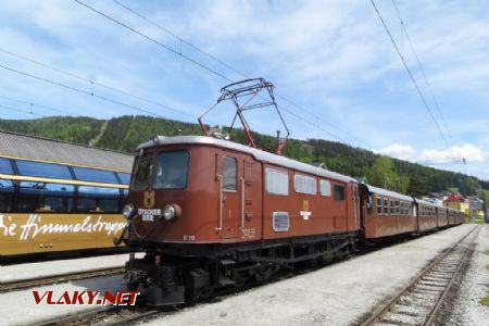Mariazell, lokomotiva č. E10, 21.5.2016 © Jiří Mazal