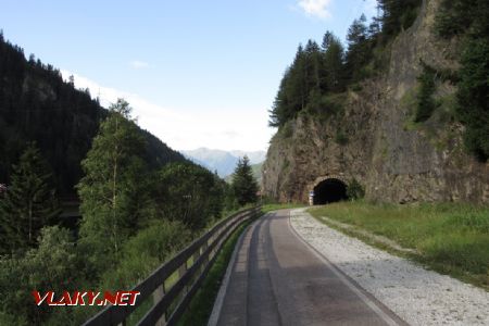 14.07.2017 – cyklostezka na Brennerské dráze: první tunel © Dominik Havel