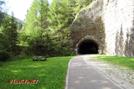 14.07.2017 – cyklostezka na Brennerské dráze: druhý tunel © Dominik Havel