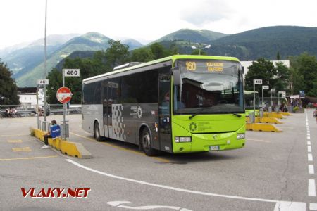 14.07.2017 – Brunneck/Brunico: Irisbus Crossway nás odveze do Corvary © Dominik Havel