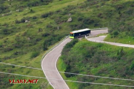 14.07.2017 – průsmyk Pordoi: Citaro III na zpáteční cestě do Corvary a Kolfuschg/Colfusco © Dominik Havel