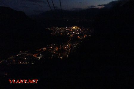 14.07.2017 – lanovka Ritten/Renon: večerní Bolzano © Dominik Havel