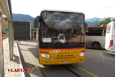 15.07.2017 – Mals/Malles: Setra Postauto směr Zernez © Dominik Havel