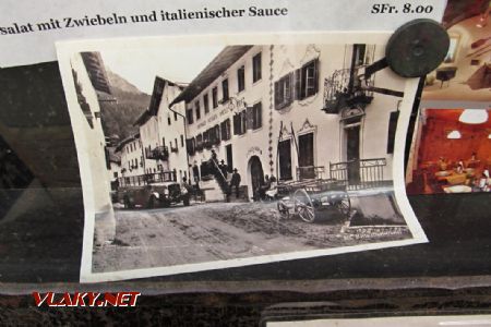 15.07.2017 – Sta. Maria Val Müstair: historická fotografie vesnice © Dominik Havel