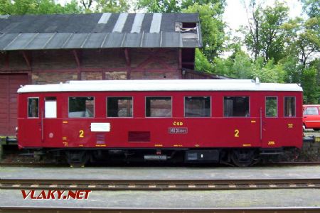 26.06.2004 - Lužná u Rak.: mladoboleslavský ''Hurvínek'' M131.1081 přijel jako zvláštní vlak na akci © PhDr. Zbyněk Zlinský