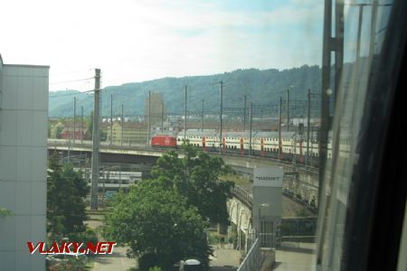 16.07.2017 – Zürich HB: nájezd na hlavní nádraží od Oerlikonu © Dominik Havel