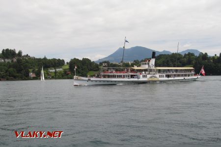 16.07.2017 – Vierwaldstättersee: parník © Dominik Havel