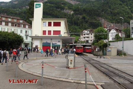 16.07.2017 – Vitznau: ozubnicová dráha na horu Rigi © Dominik Havel