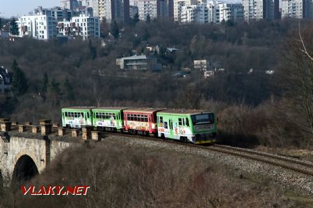 24.3.2018 - Praha-Žvahov: 812.613/80-29.101, Os 9780, Cyklohráček © Jiří Řechka