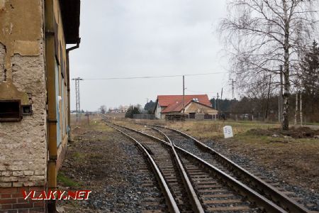 3.4.2018 - Mochov: staniční kolejiště © Jiří Řechka
