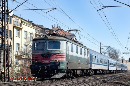 6.4.2018 - Praha-Libeň: E 499.112, opět na trati © Jiří Řechka