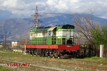 Shkodër, lokomotiva T669.1060 při posunu, 2.4.2018 © Jiří Mazal
