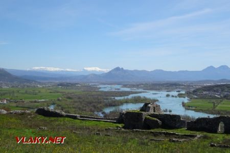 Panorama z pevnosti Rozafa, 3.4.2018 © Jiří Mazal