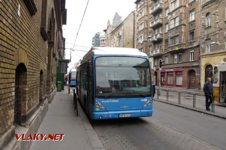 01.01.2018 – Budapešť: autobus Van Hool – technický odpočinek © Dominik Havel