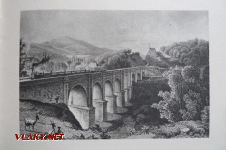 11.03.2018 - Bratislava, prvý Červený most na rytine z roku 1857 - Ludwig Rohbock, J. Carl Varrall 