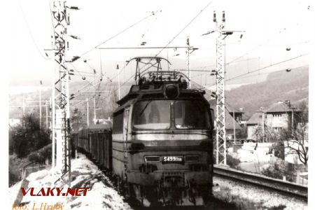 240.118-0 (S499.0118) – Zlatovce – Trenčín, 19.4.1988 © Libor Hrubý