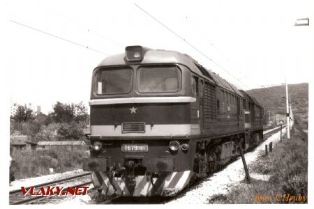 781.101-1 (T679.1101) za žst. Trenčín, 10.5.1988 © Libor Hrubý